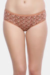 Rosaline Pure Cotton Full Coverage Slim Elastic Panty (Pack of 3)- Blue n Brown — thumbnail 2